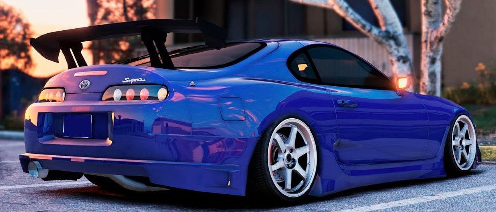 Toyota Supra mk4 OEM Style Poszerzenia Tył +2.5cm - obrazek 2