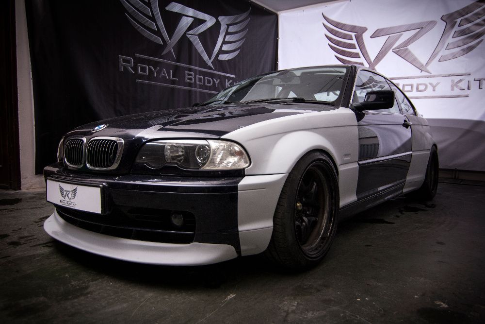 BMW E46 Dokładka Zderzaka seryjnego CSL Look Splitter !!! - Image 2