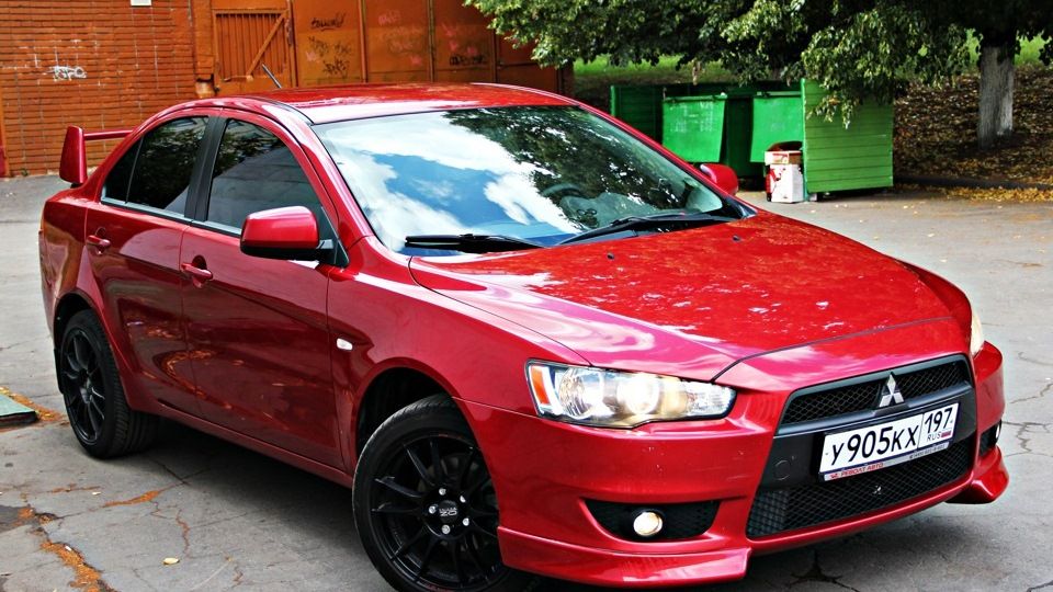 Lancer X 10 EVO Flapsy Splittery Zderzaka - obrazek 4