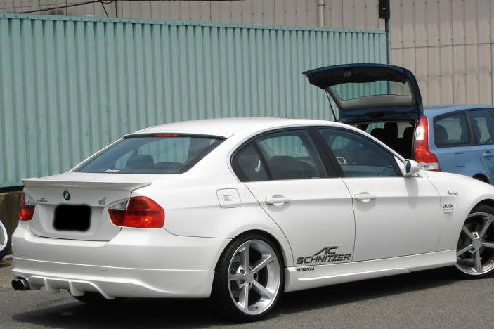 BMW E90 AC Style Dyfuzor dokładka zderzaka tył - Image 4